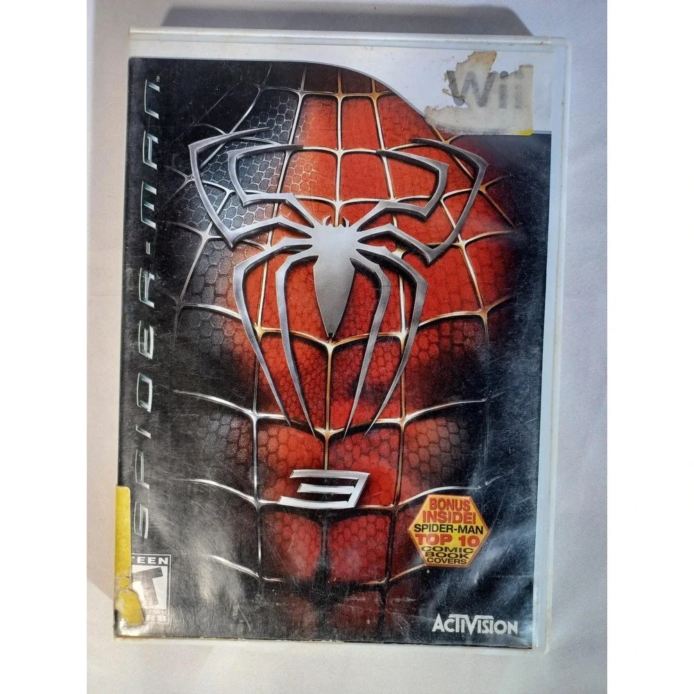 Spider-Man 3 Nintendo Wii Game Action 2007 Activision CIB Manual T NTSC-U/C USA